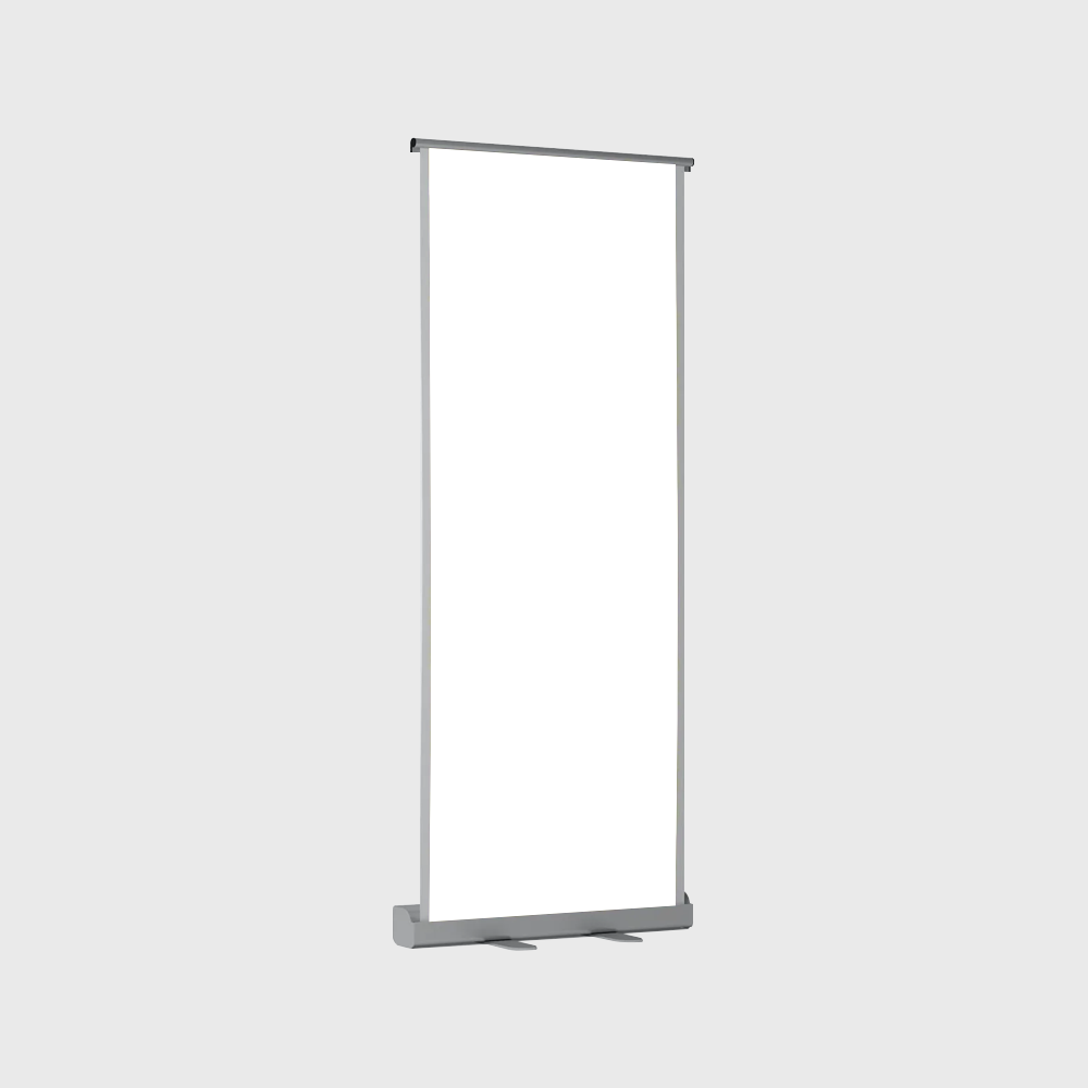 Standing Poster Displays Blank Template